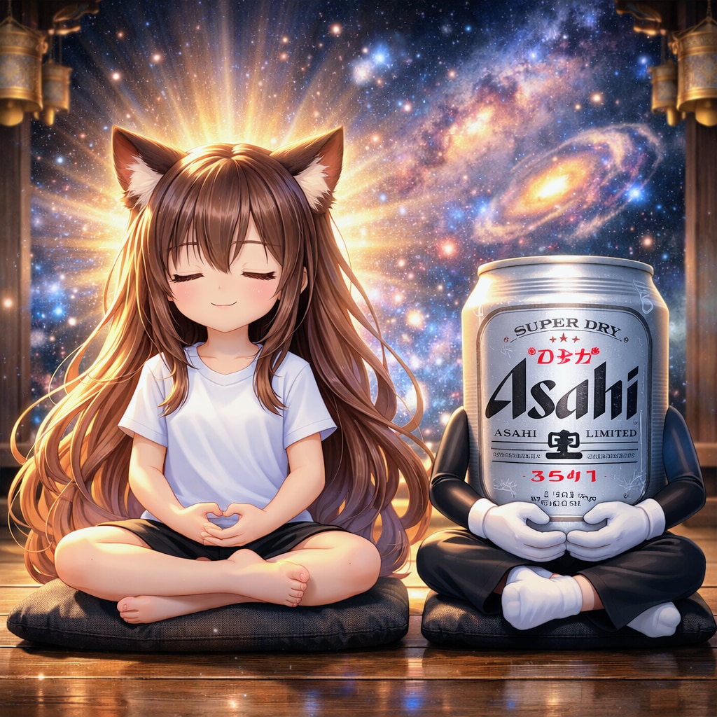 悟りを得た小さな女の子