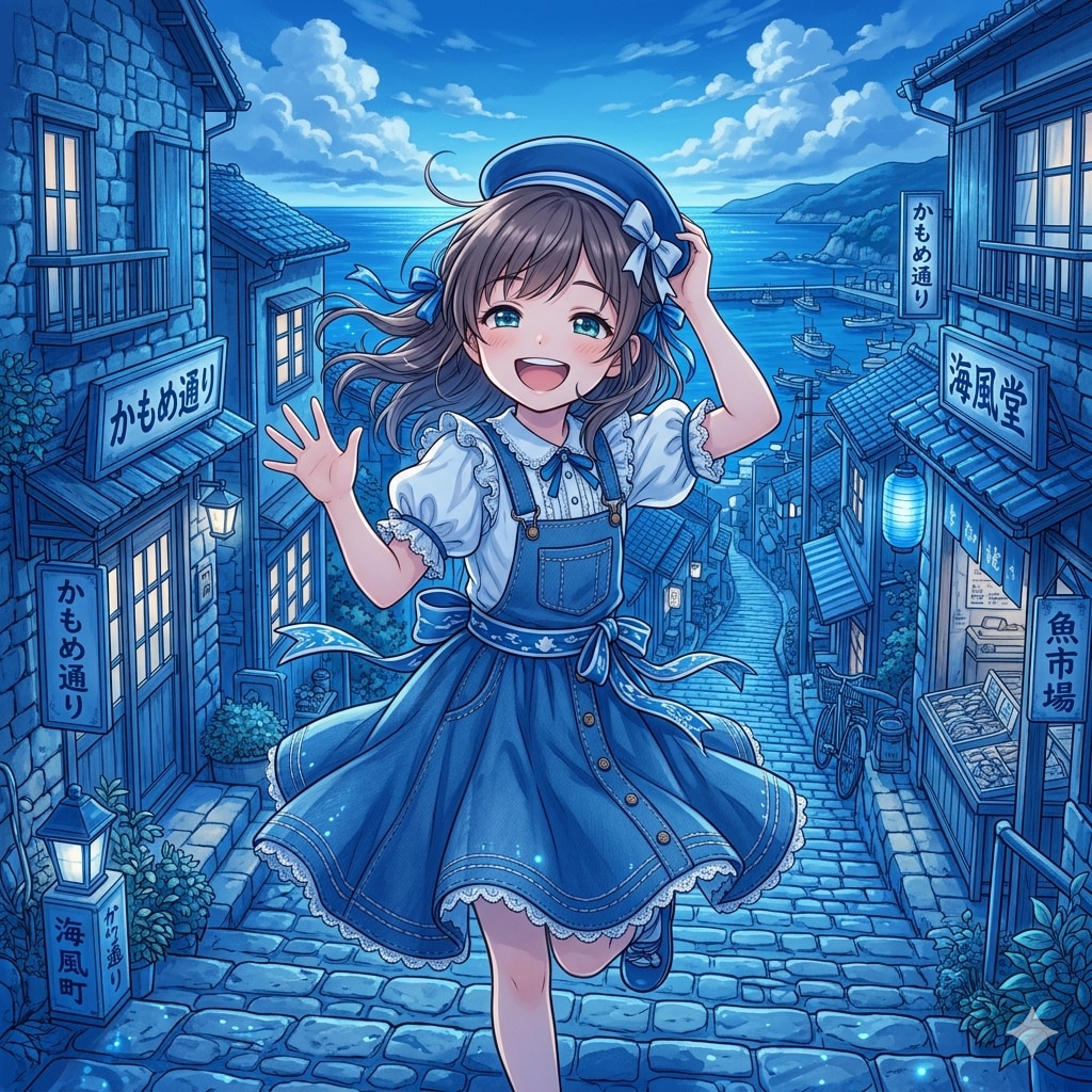 「おじさん楽しかった？ありがと～！私も楽しかったよ！もしまたこの町に来るときがあったらまた声かけて！またあたしが案内したげるよ！バイバーイ♪」（ロリっ子大集合・一般向け５３の２）