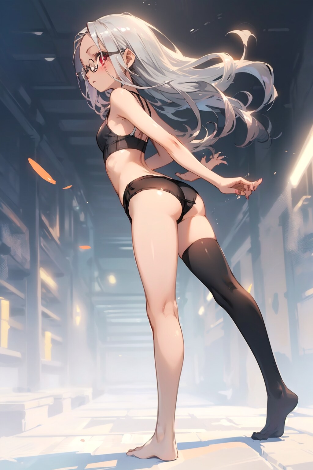 スポブラの眼鏡っ娘