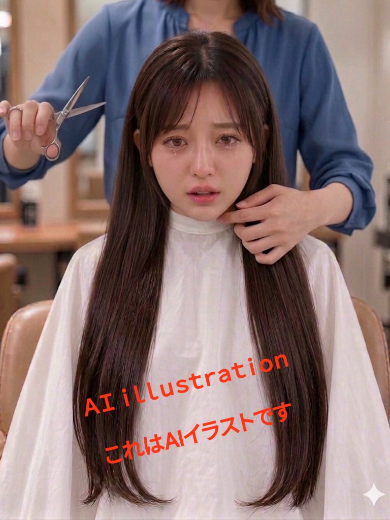 もしも、初恋のポニーテール美少女。 “初めてのバッサリ”に立ち会えていたら── 「ちゃんと見ててね」と言っていた彼女も、 切られる直前には不安で揺れて、ボクの存在すら忘れてしまうのかな。