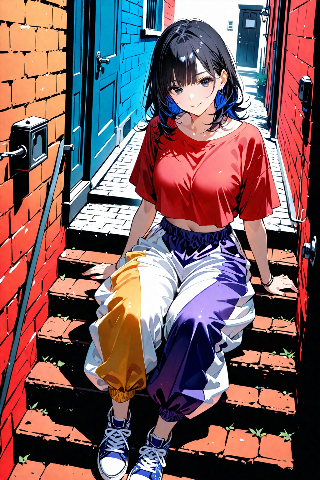 【Today's illustration】model⑧「ストリート」