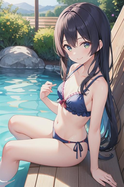 水着で入るタイプの温泉