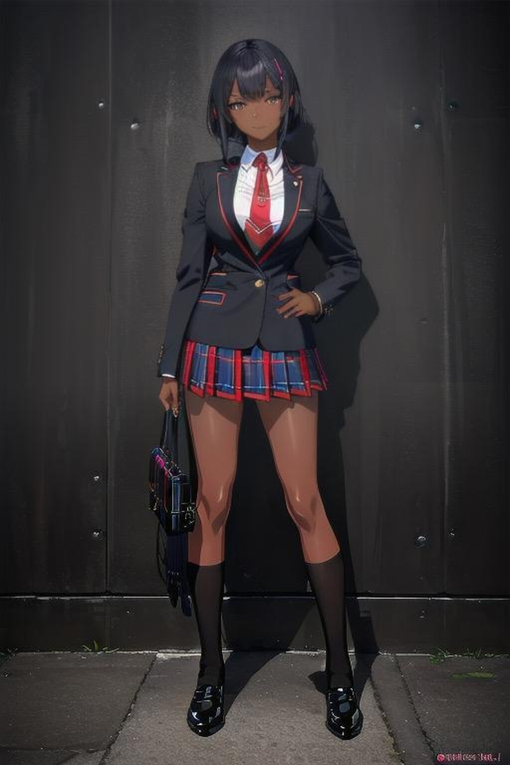 褐色JK（女子高生）21