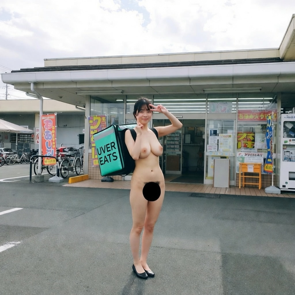 今日も全裸でデリバリー