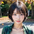 紅葉とおっぱい 3枚目