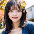 紅葉とおっぱい 2枚目