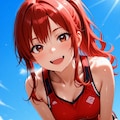 火曜日担当　赤髪スポーツ少女 4枚目