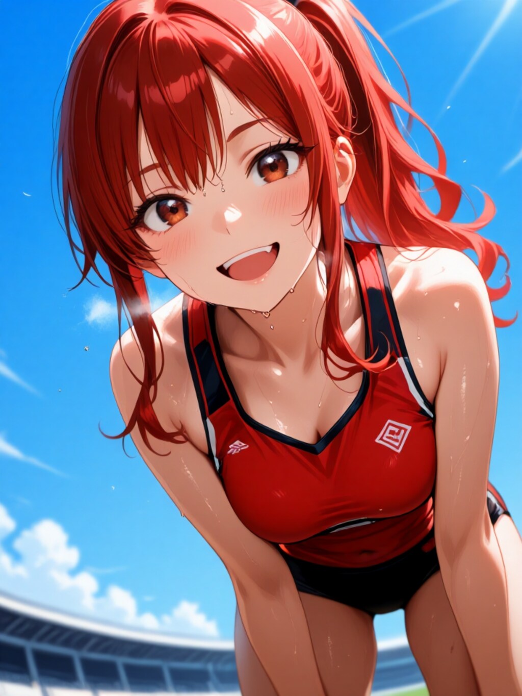 火曜日担当　赤髪スポーツ少女