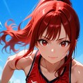 火曜日担当　赤髪スポーツ少女 2枚目