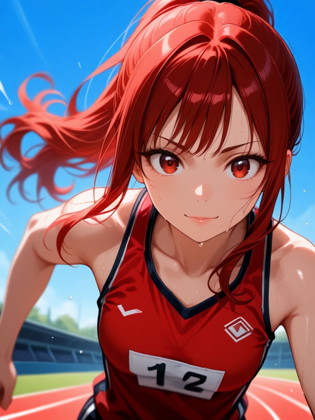 火曜日担当　赤髪スポーツ少女
