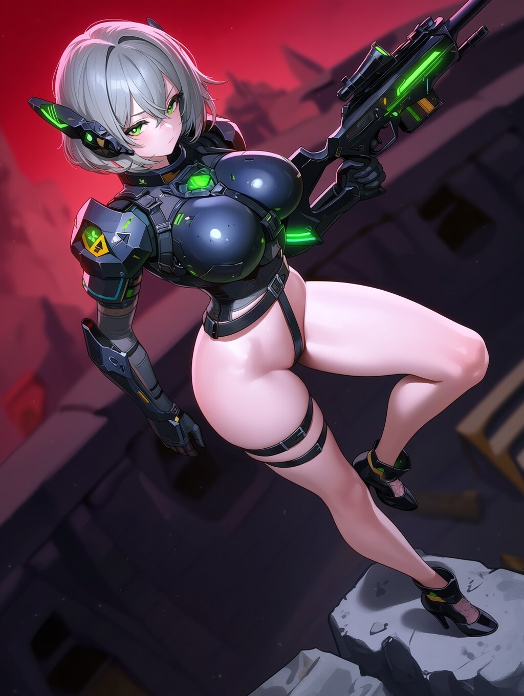 上半身だけガチガチなやつ