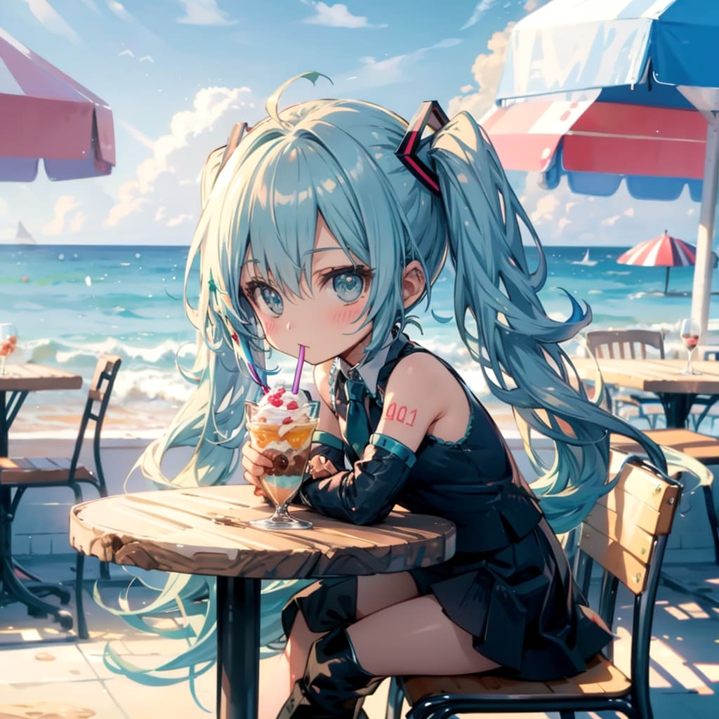 TOPAZ ちびミク | の人気AIイラスト・グラビア