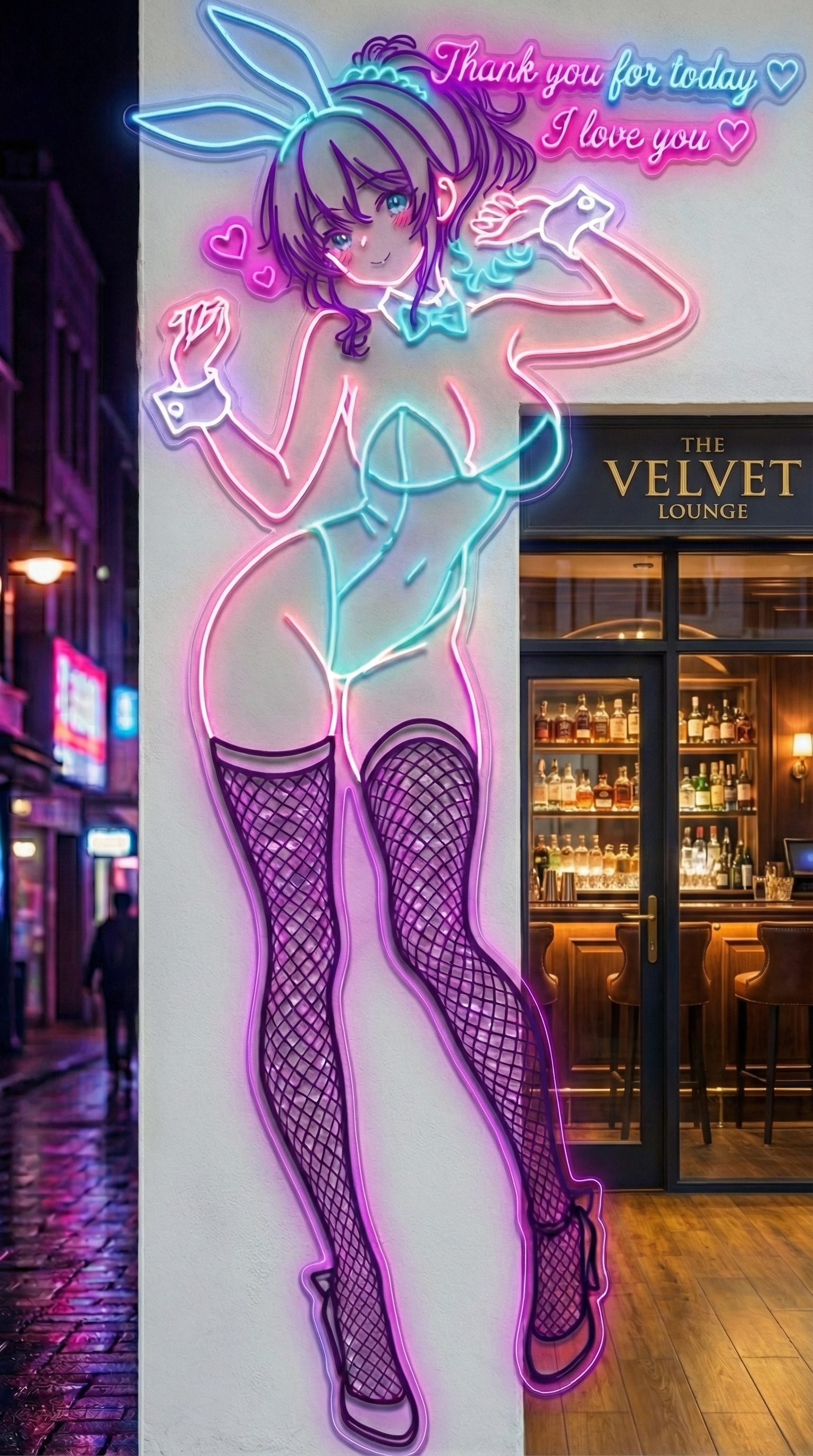 ネオンバニー | の人気AIイラスト・グラビア