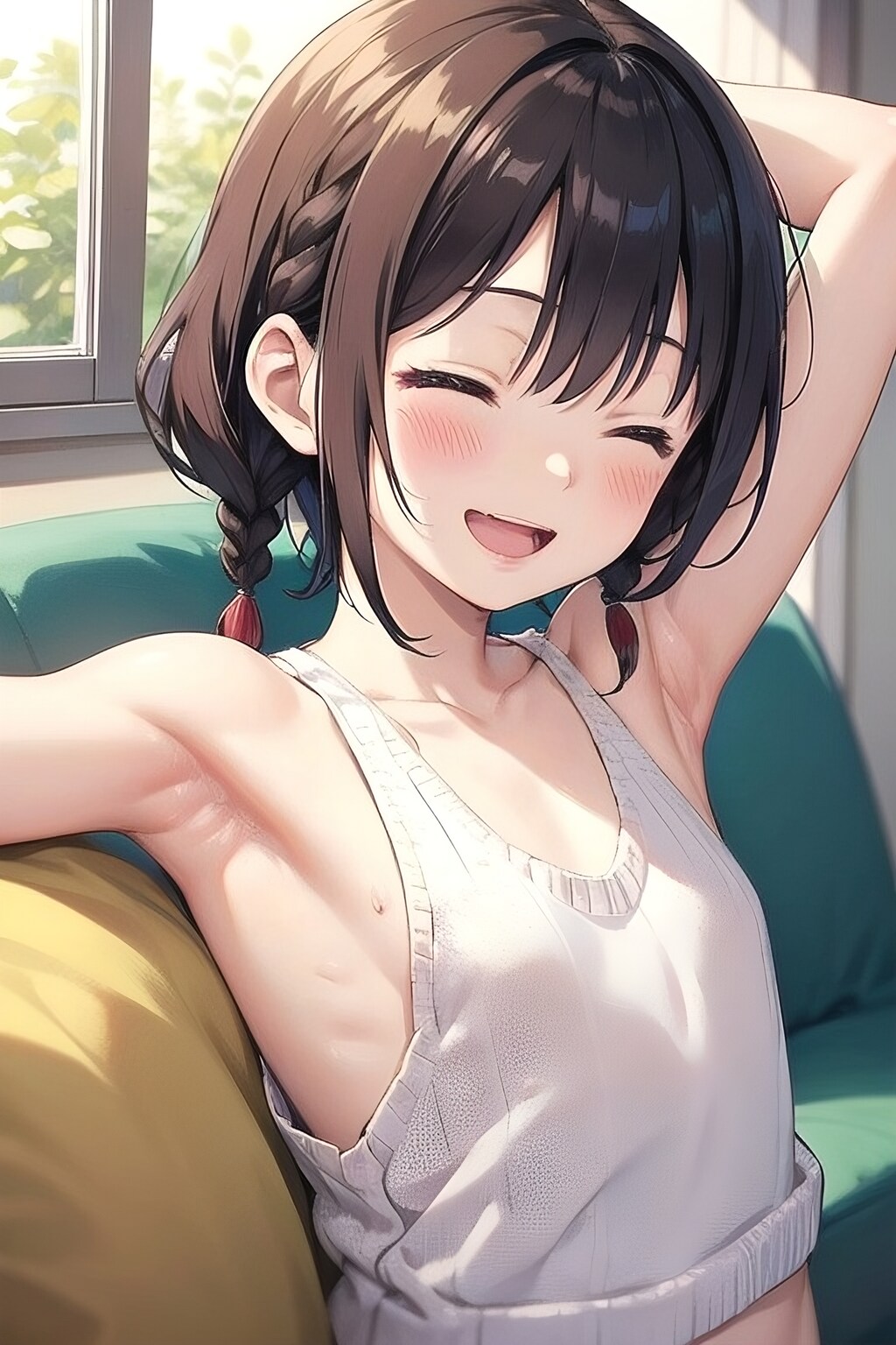 腋見せのポーズ 055