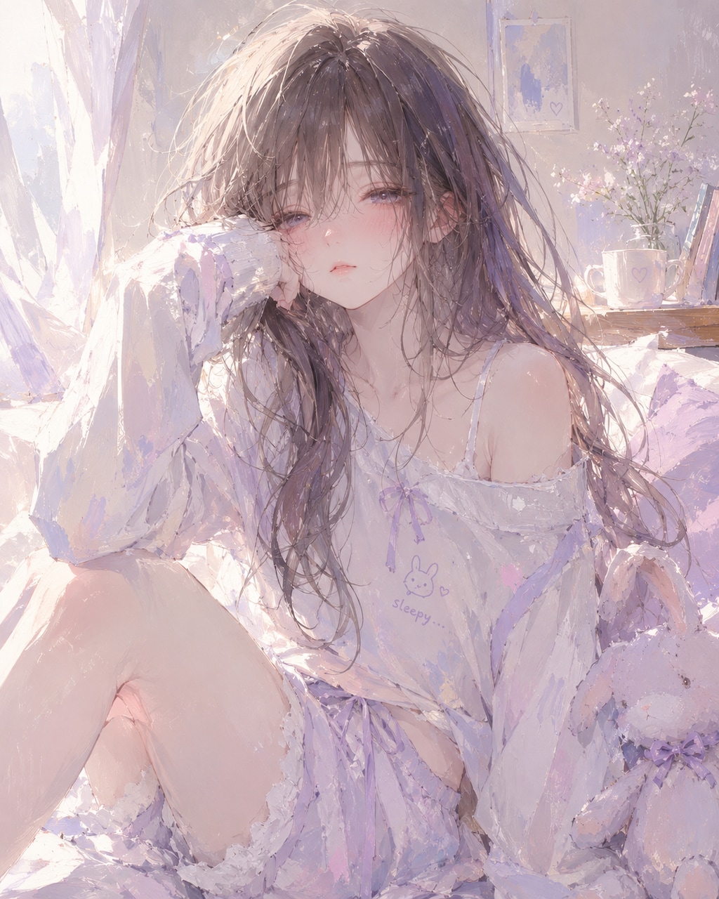 朝はぼやけて
