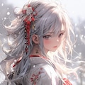雪の初詣 2枚目