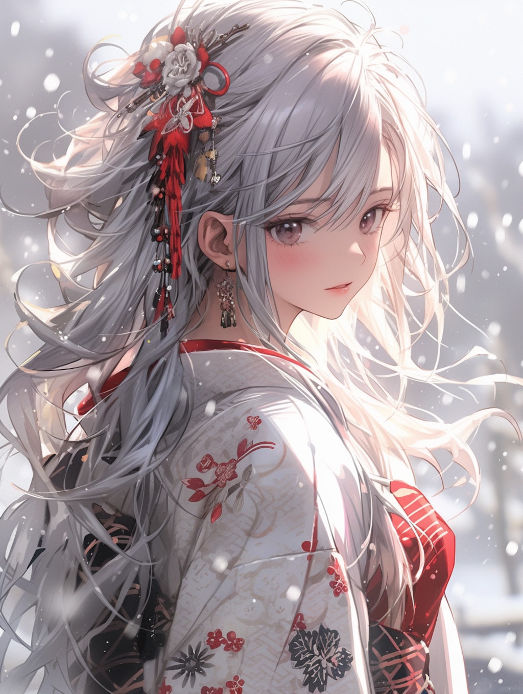雪の初詣