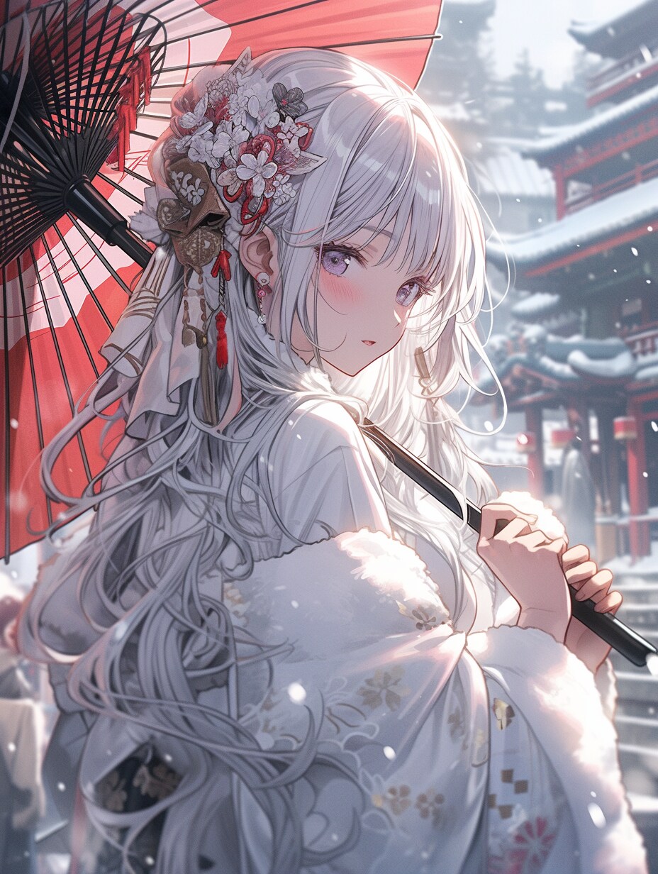 雪の初詣