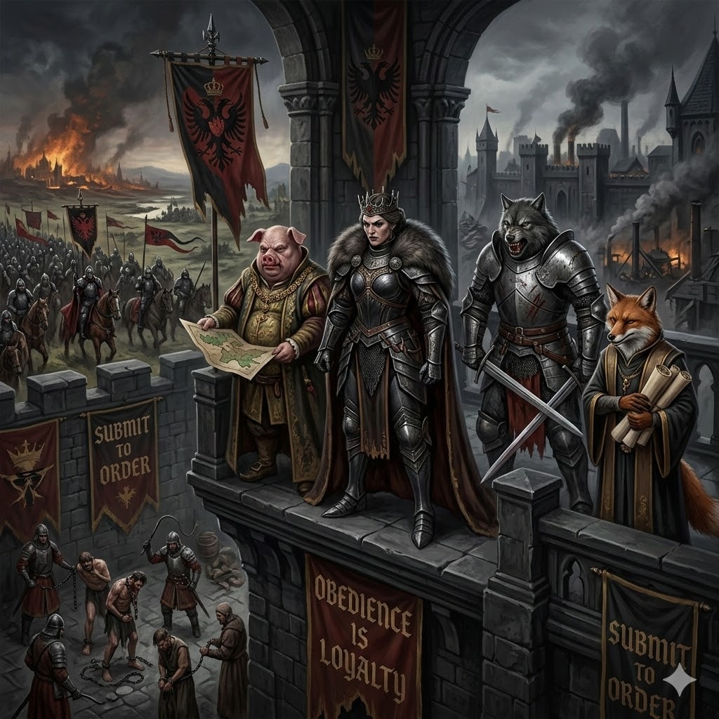 女帝と側近の獣たち