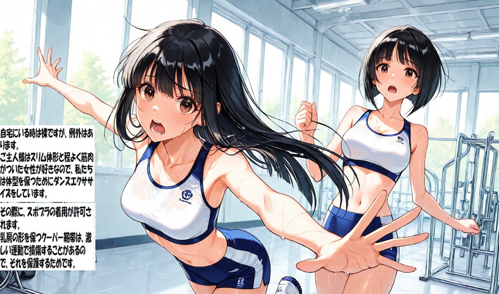ショートちゃんとロングちゃん　紙芝居風ストーリー　パート１