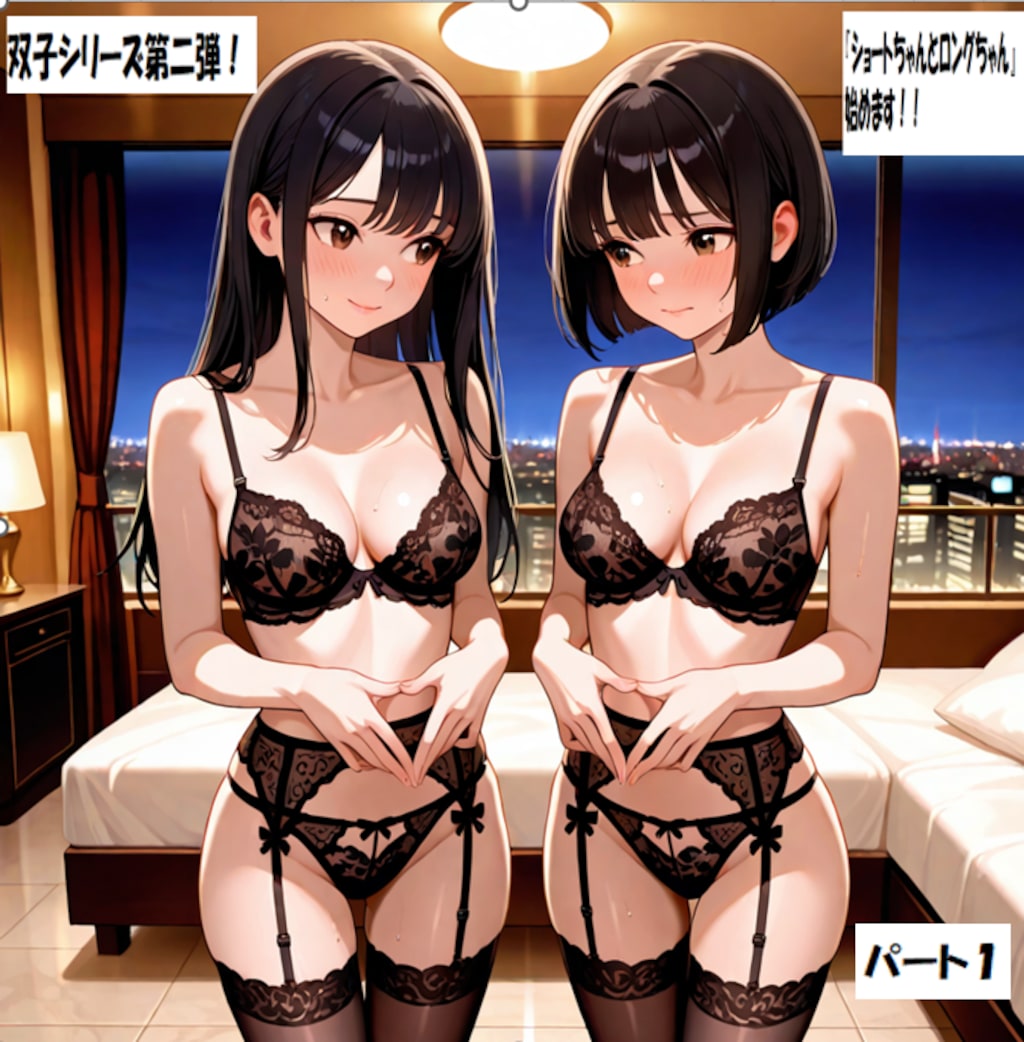 ショートちゃんとロングちゃん　紙芝居風ストーリー　パート１