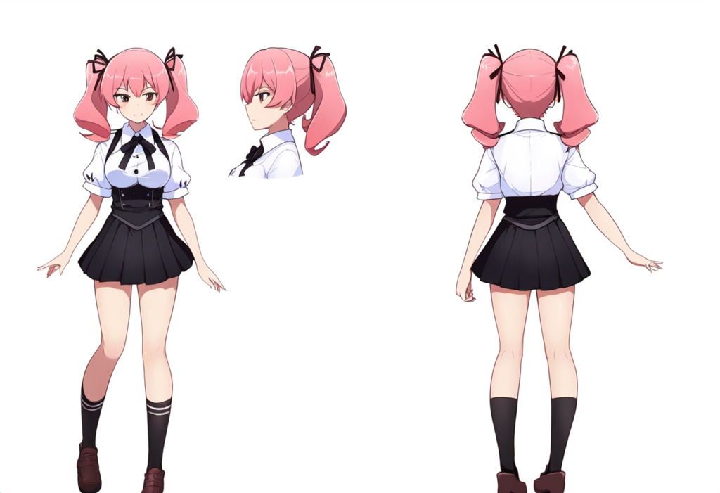 うちの娘設定画「地雷系女子ちゃん」