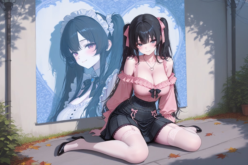 フィギュア化、うちの地雷娘壁画前2