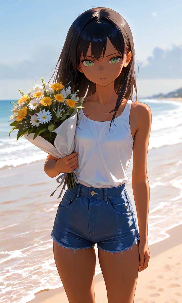 褐色黒髪 | の人気AIイラスト・グラビア