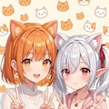 サルヲさんのほのかさんとシロネさん 2枚目