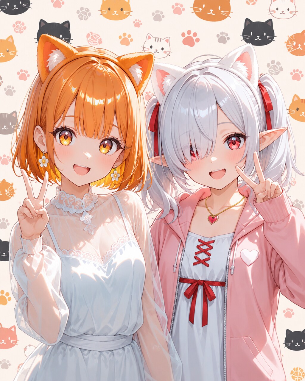 サルヲさんのほのかさんとシロネさん