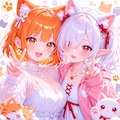 サルヲさんのほのかさんとシロネさん 4枚目
