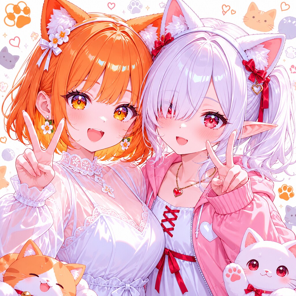 サルヲさんのほのかさんとシロネさん