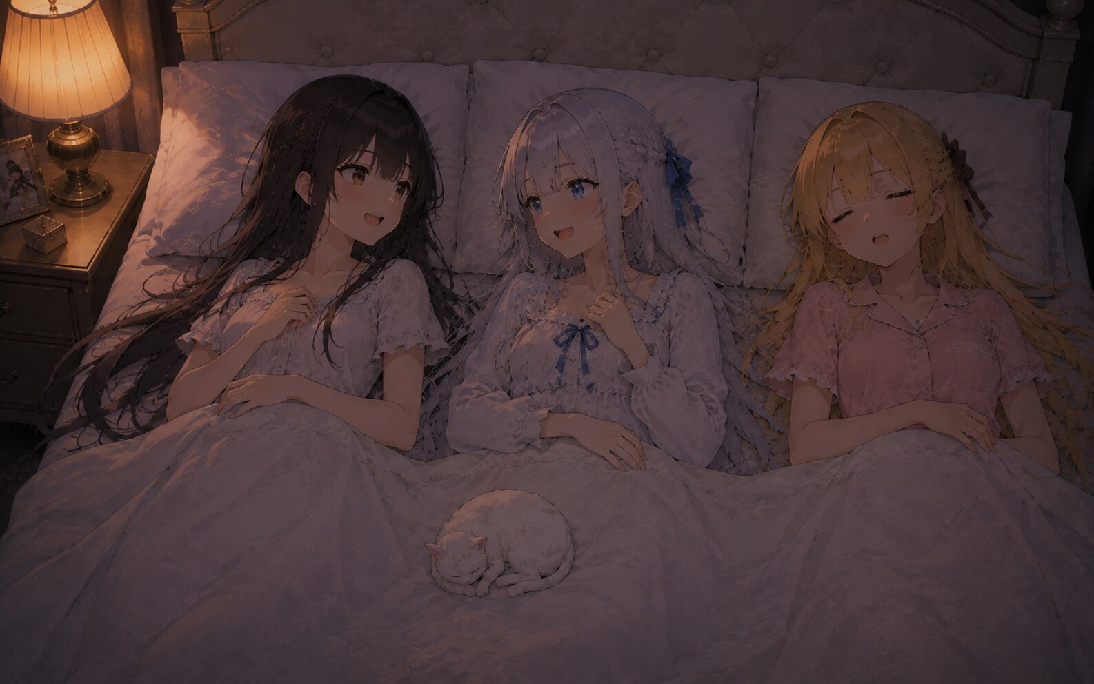 お泊り会 | の人気AIイラスト・グラビア