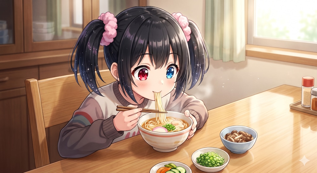 今日のお昼はにゅうめんです