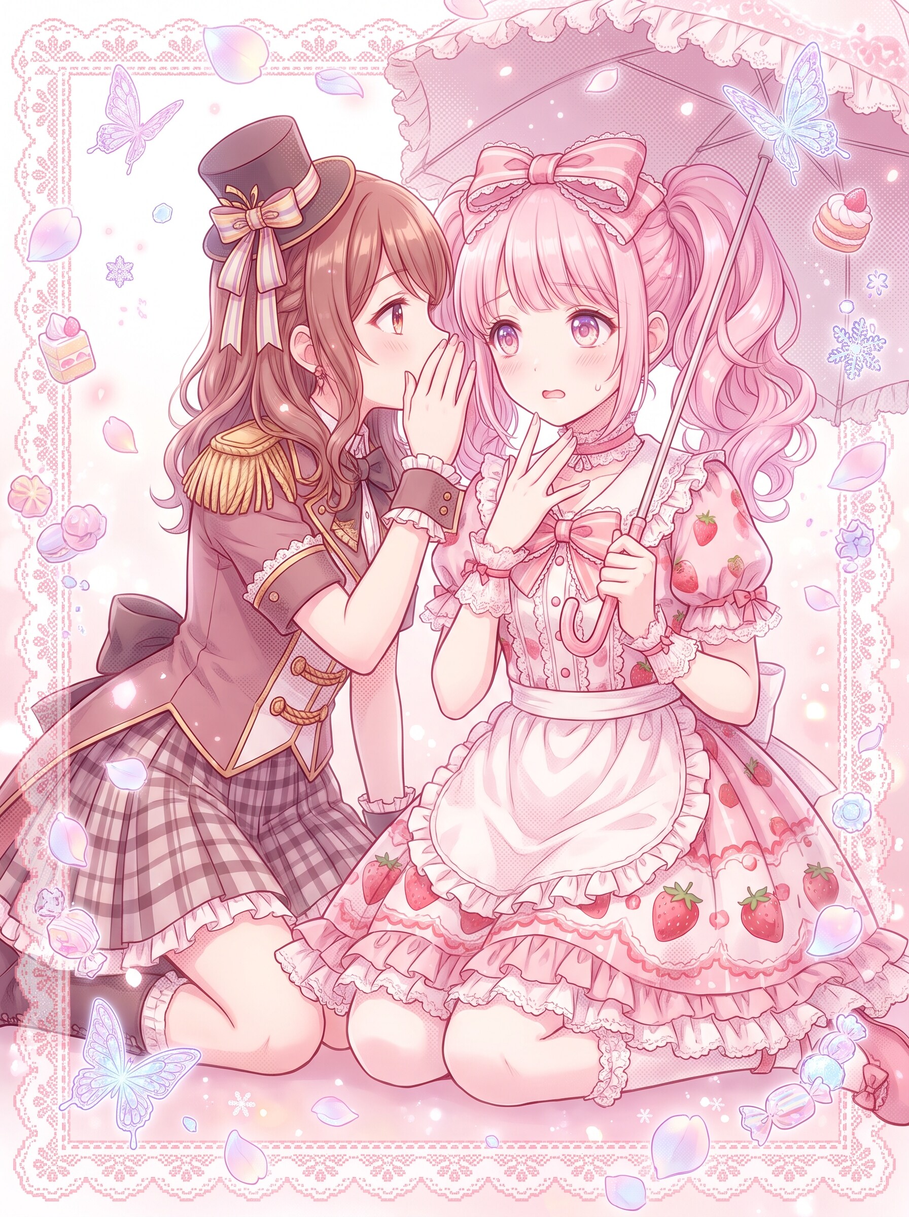 苺薔薇の午後