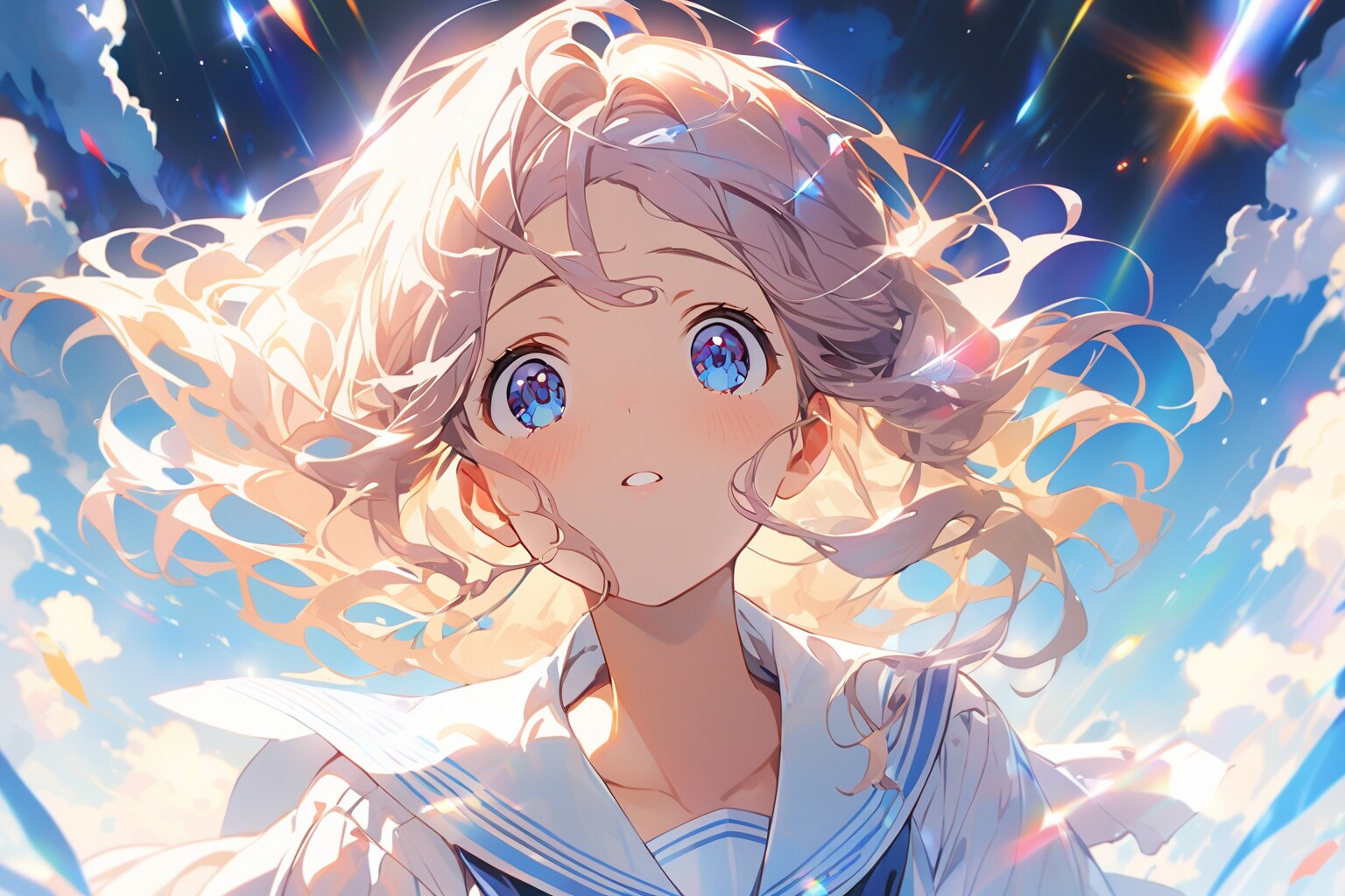 視線の先は...。 | の人気AIイラスト・グラビア