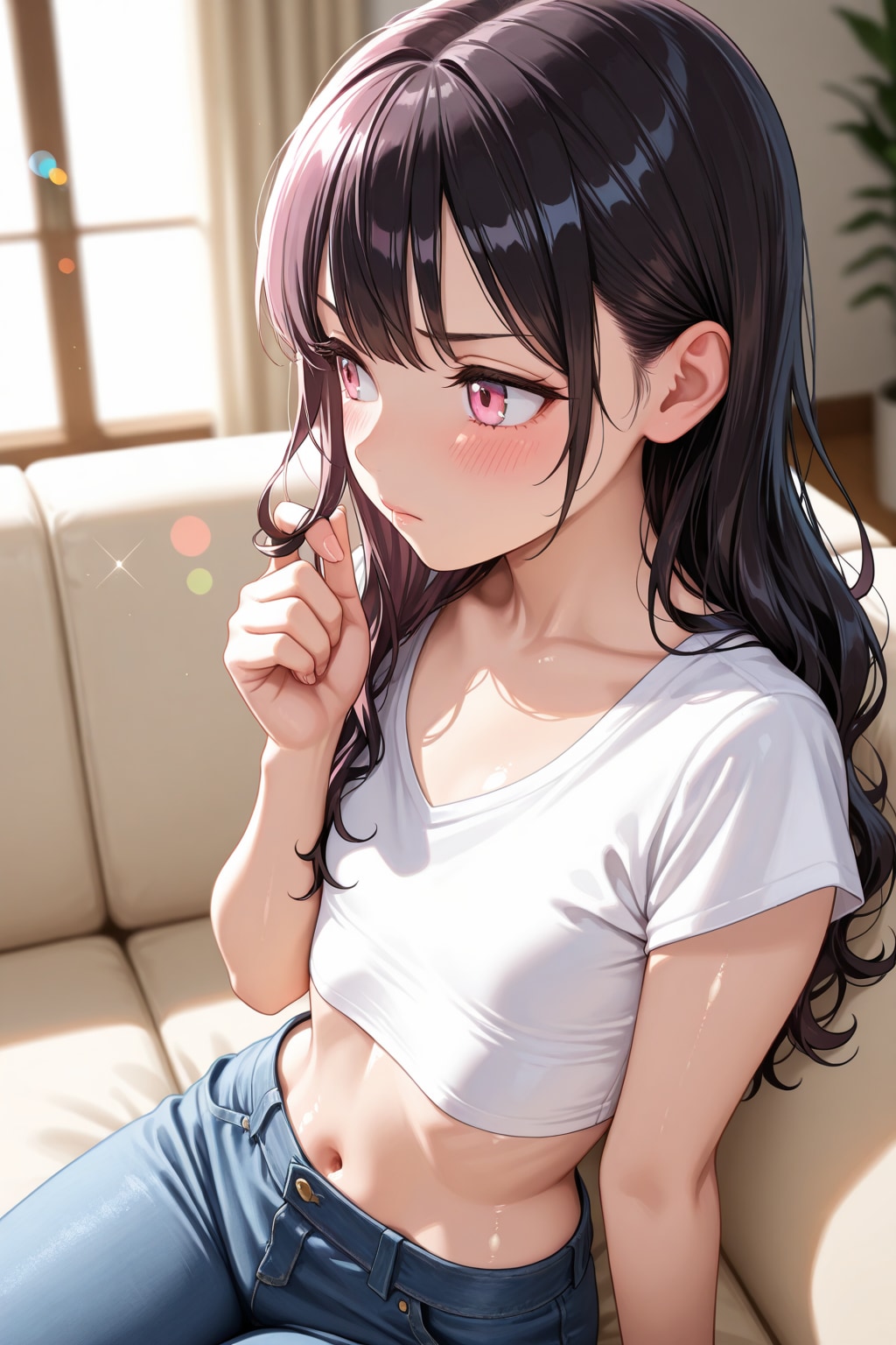 「ウェーブかけてみたの！」