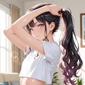 「ウェーブかけてみたの！」 2枚目