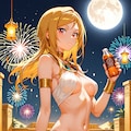 古代エジプト風衣装の莉緒(ちちぷい版) 2枚目