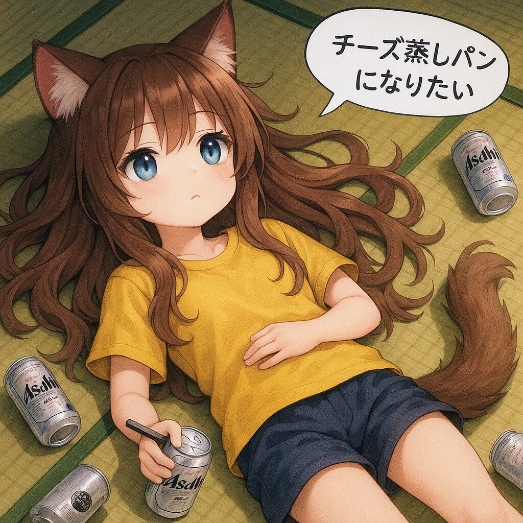 チーズ蒸しパンになりたい小さな女の子