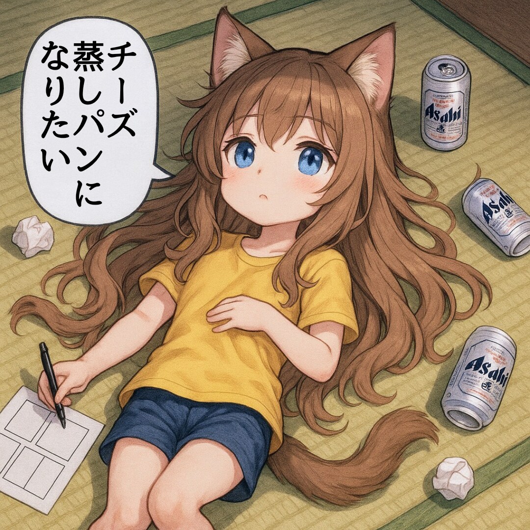 チーズ蒸しパンになりたい小さな女の子 | の人気AIイラスト・グラビア