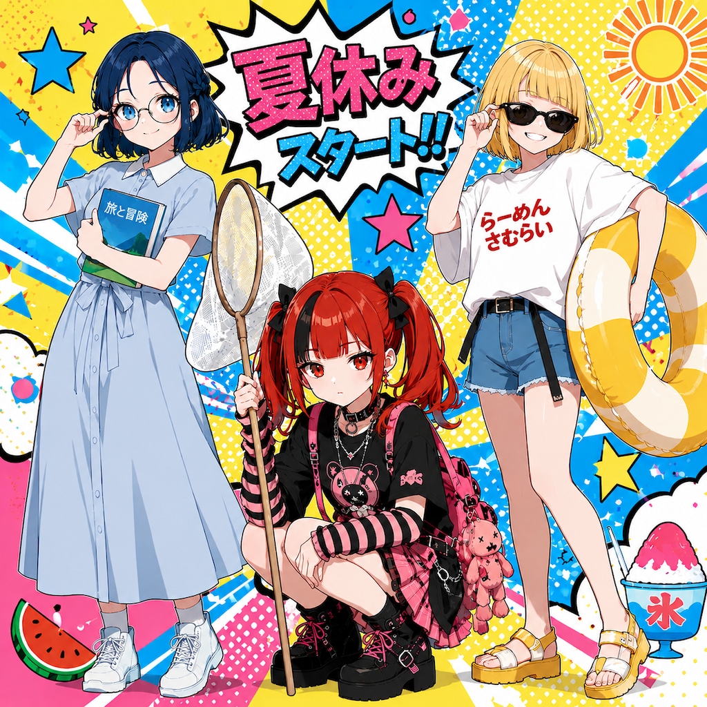 夏休みだー！