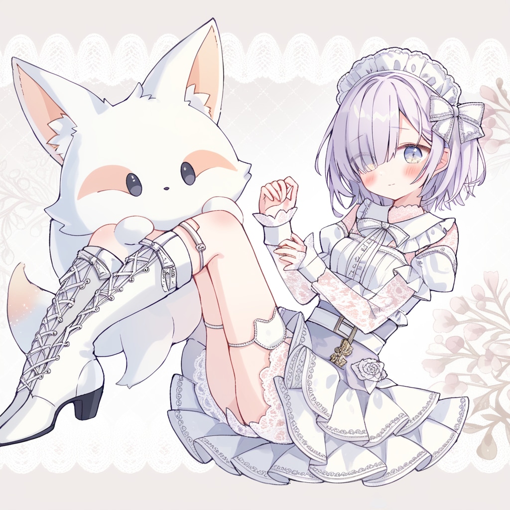 白ゴシック風美少女