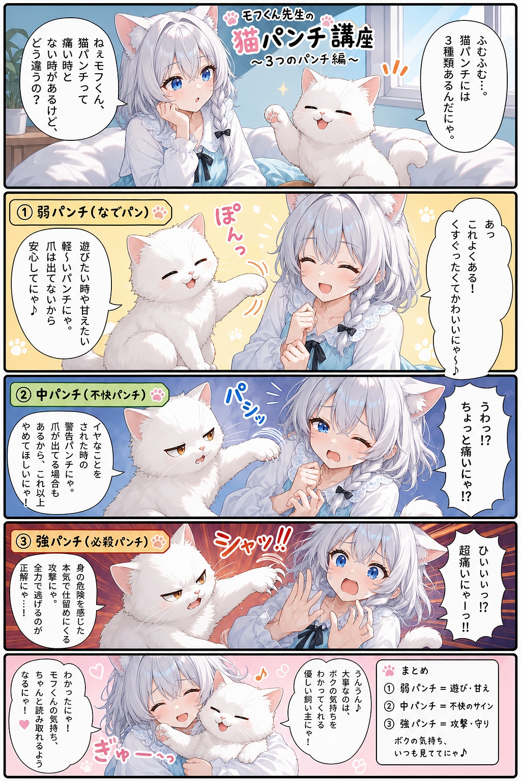 ネコのパンチ