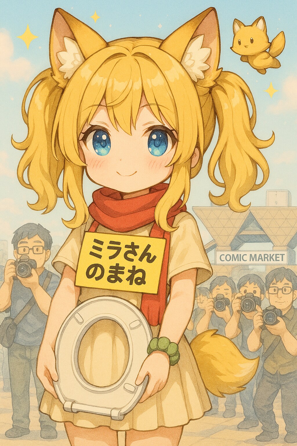 ミラさんコスプレの金髪ちゃん🦊