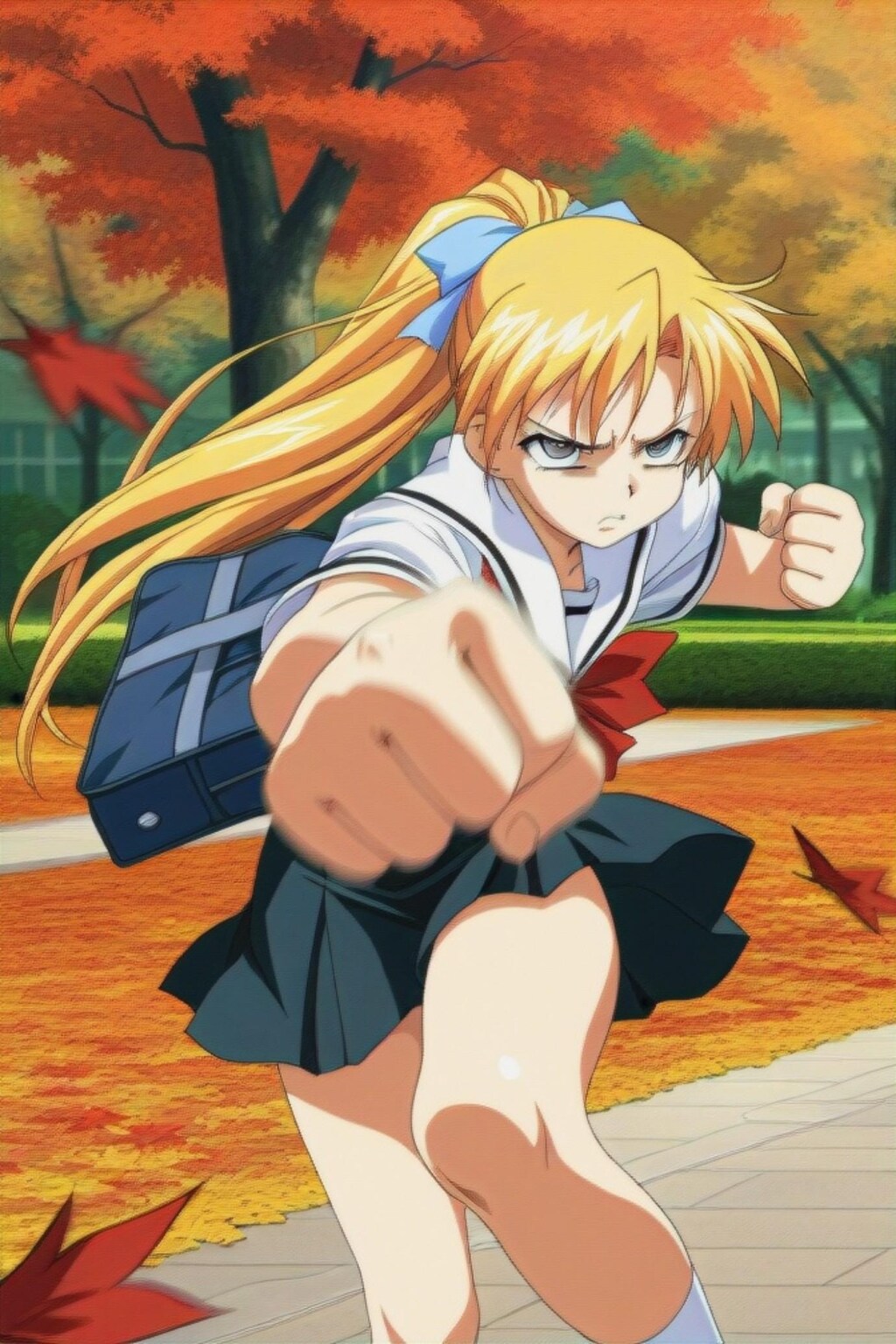 超今風の金髪ちゃん