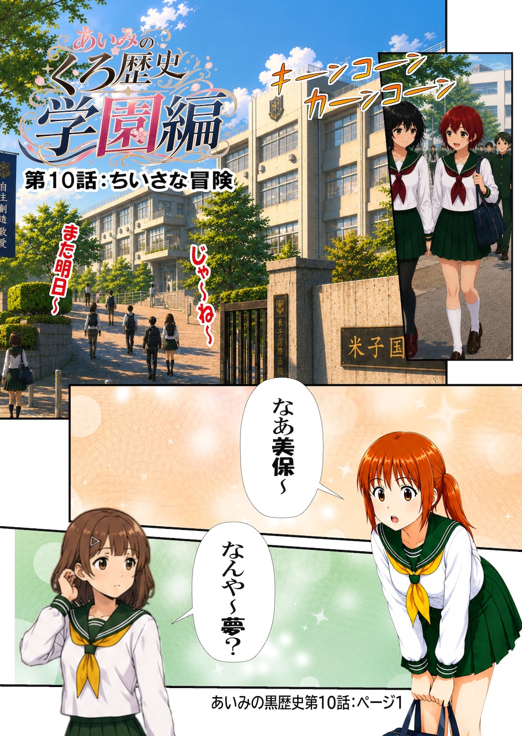 あいみのくろ歴史第１０話：ちいさな冒険