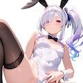 メカクレ薄紫髪ちゃん02 5枚目