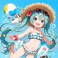 Miku vacation🌊 2枚目