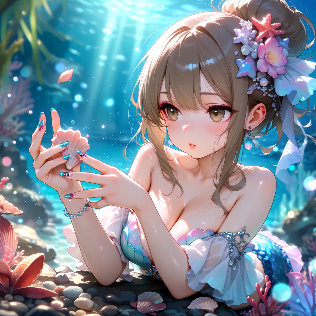 海の日のネイル